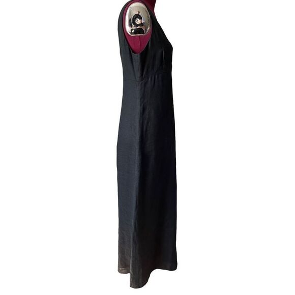 Banana Republic Black Maxi Sleeveless V-neck Dress size 8 Lined - Picture 8 of 8
